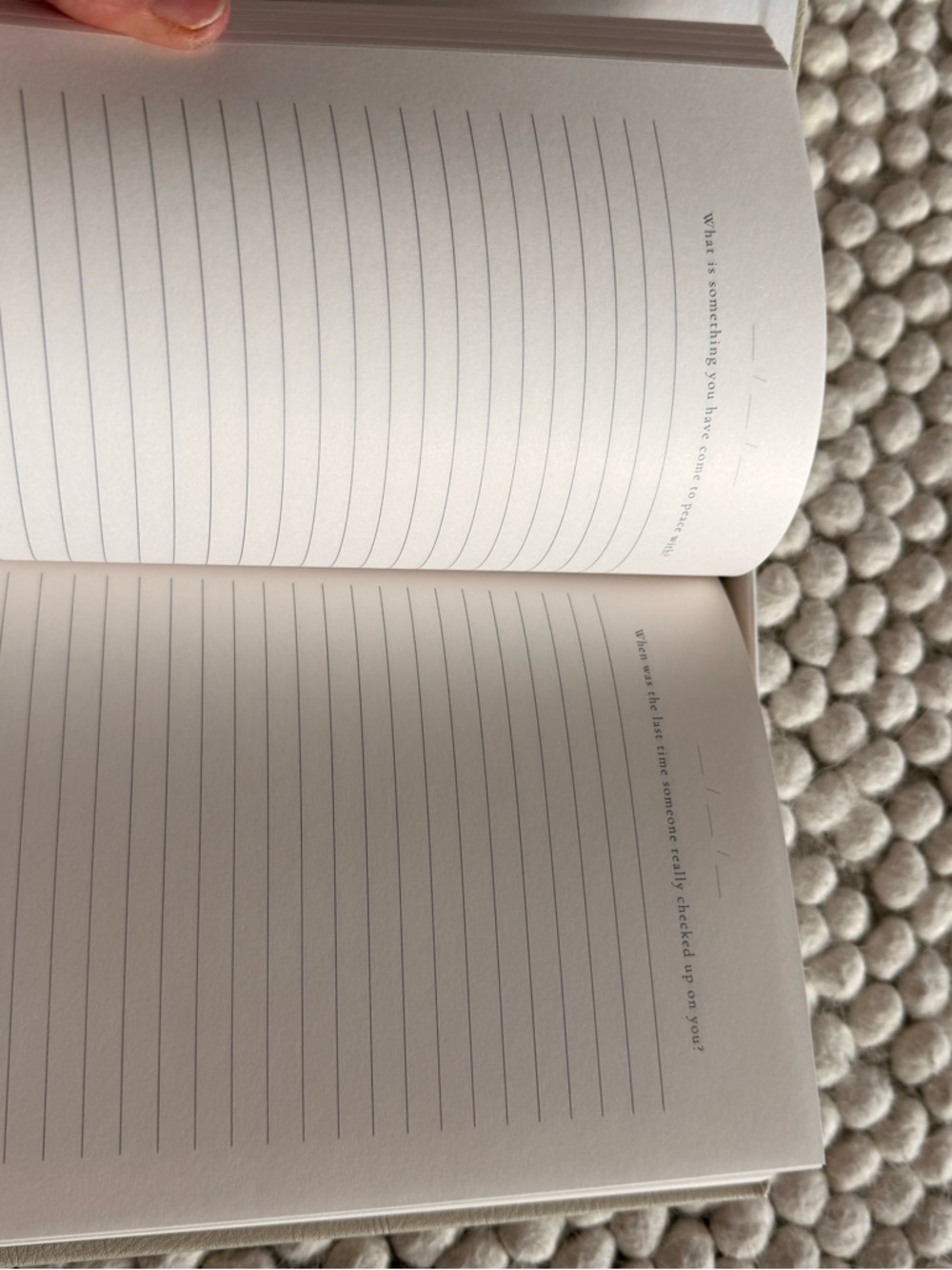 DIG DEEPER Leather Journal - Light Taupe - Picture 3 of 5
